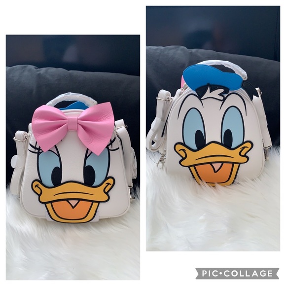 Loungefly Handbags - Loungefly Donald & DaisyDuck Double sided backpack